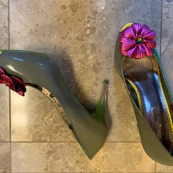 Multicolored 3 inch heels - Picture 5 of 8